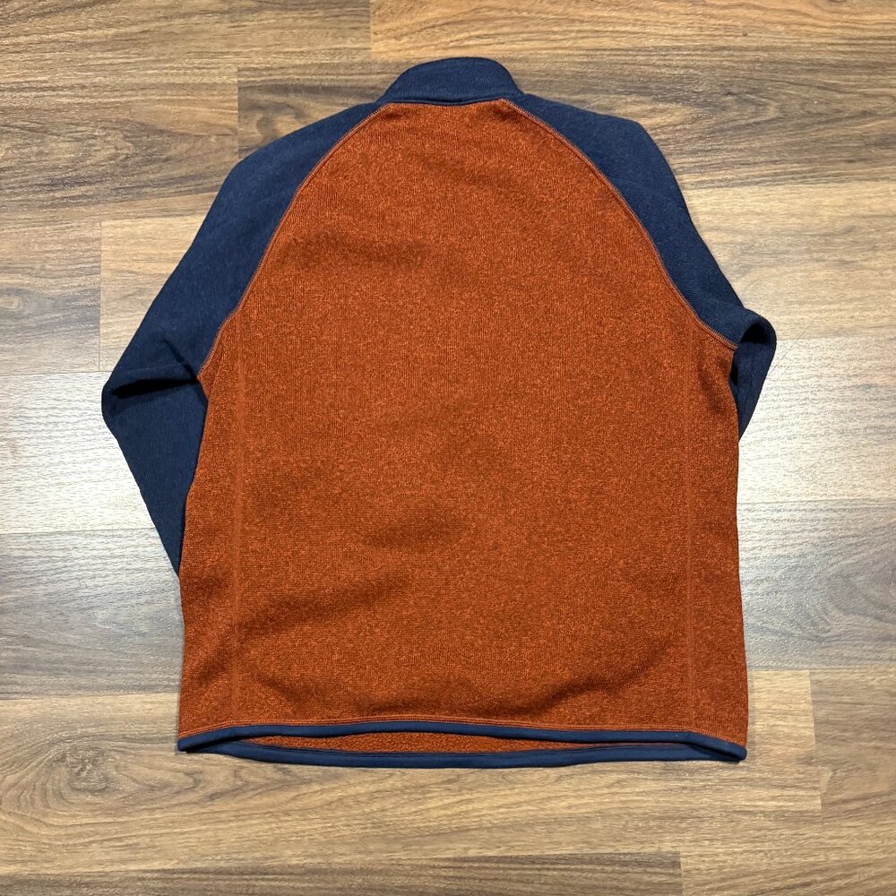 Patagonia Better Sweater 1/4 Zip Jacket Mens XL Two Tone Knit Fleece - Picture 6 of 6